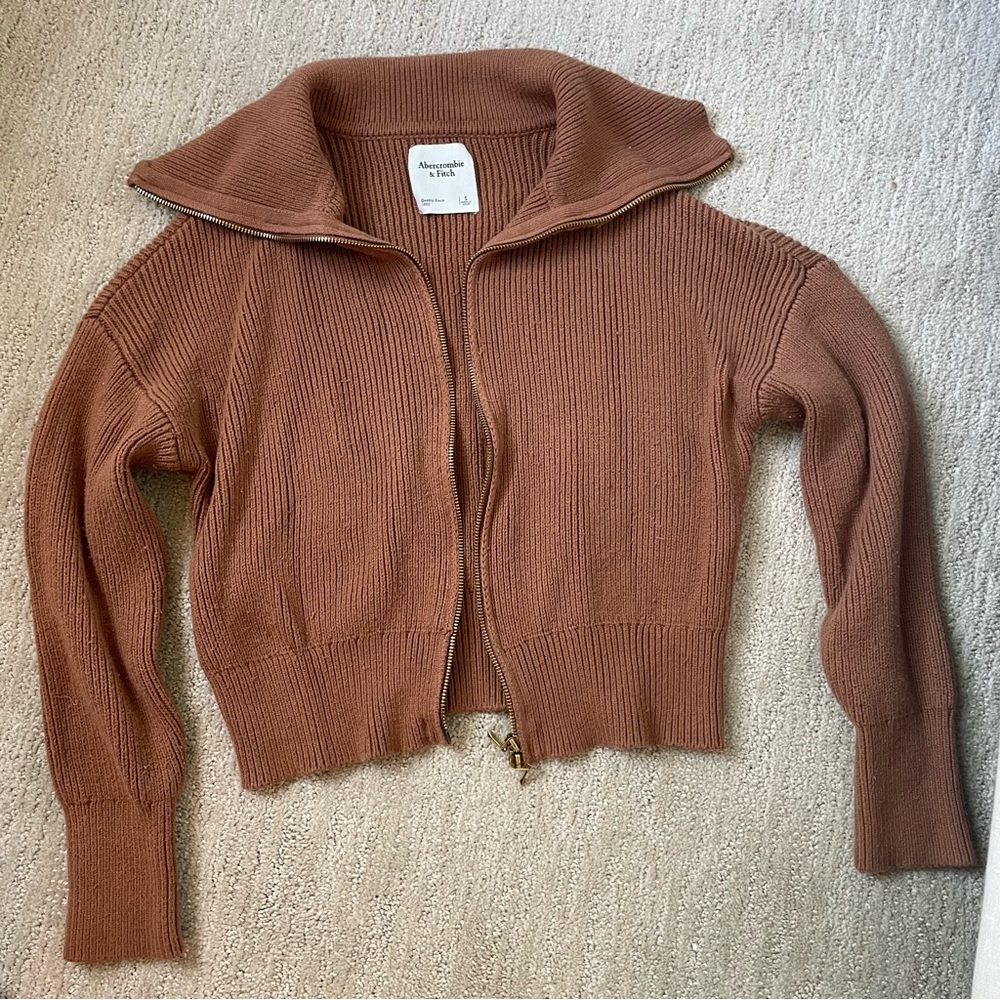 Abercrombie zip up sweater